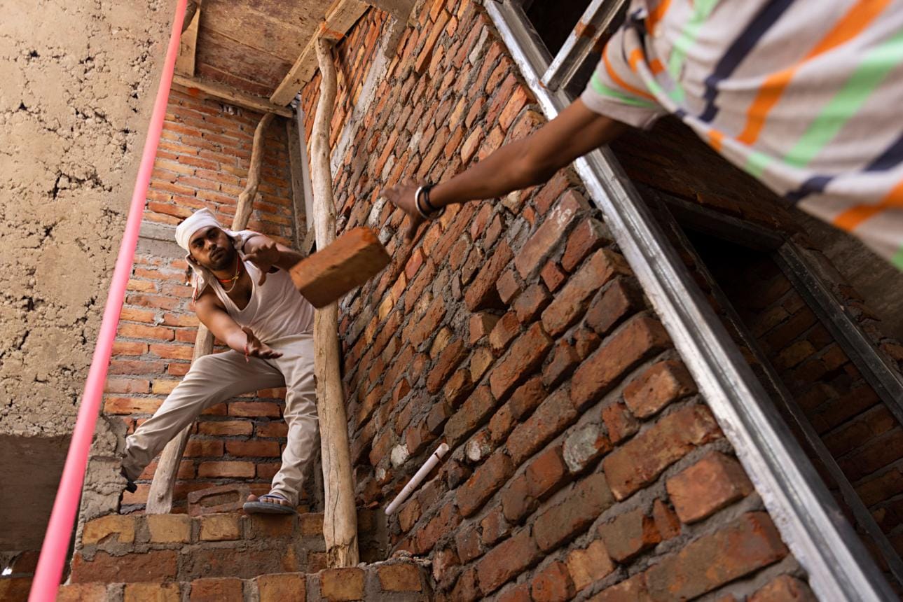Sports netting and boundary fence framing